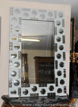 Art Deco Glass Pier Mirror Mantle Mirrors 1920s 