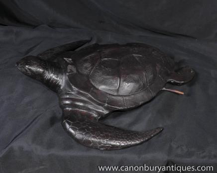 Bronze Turtle Fountain Sea Turtles Garden Pond Water Feature 