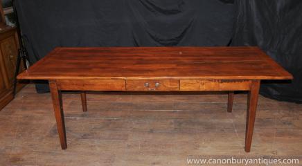 Oak Kitchen Table Refectory Diner Tapered Legs