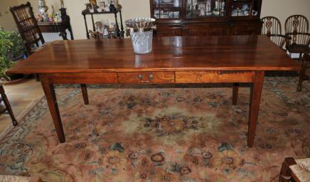 Oak Refectory Table Farmhouse Kitchen Dining Furniture 