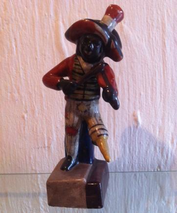 Porcelain One Legged Busker 'Billy Waters