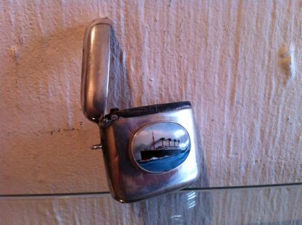 Sterling Silver Titanic Vesta Case H.J Cooper & Co. 1910 