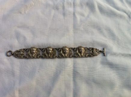 Vintage Egyptian Pharaoh Bracelet 