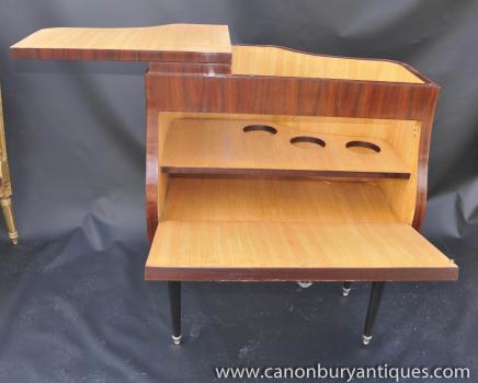 Art Deco Piano Drinks Cabinet Cocktail Chest Furniture 