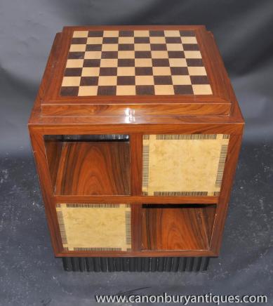 Art Deco Side Table Chess Games Tables Furniture
