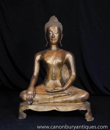 Bronze Tibetan Buddha Statue Buddhist Buddhism Religious Casting 