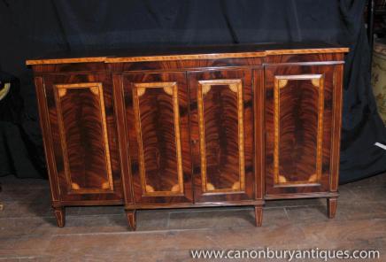 Regency Flame Mahogany Sideboard Server Buffet Saintwood Banding