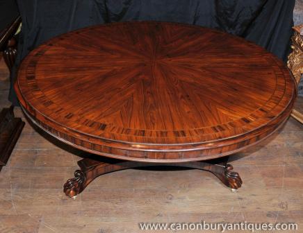 Regency Rosewood Centre Dining Table Diner Furniture 