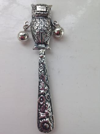 Sterling Silver Baby Rattle