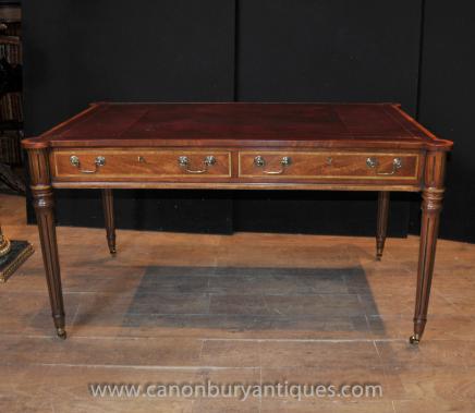 Mahogany Regency Gillows Desk Writing Table Furniture