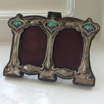 Sterling Silver Art Nouveau Photograph Frame