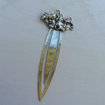 Sterling Silver Theatrical Book Mark