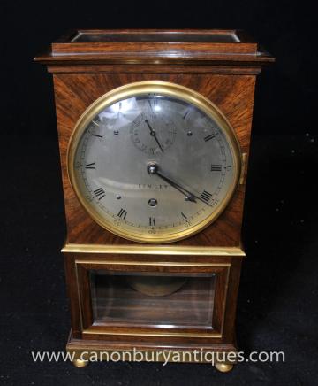 Antique English Edwardian Mantle Clock by Linley 