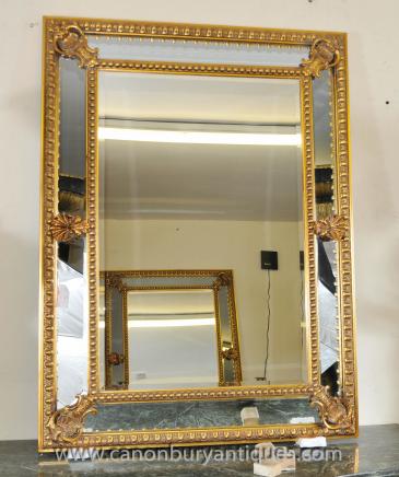 Victorian Gilt Pier Mirror Glass English Mirrors