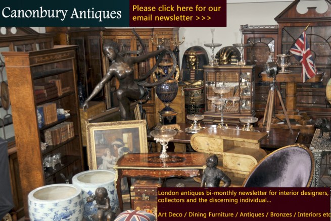 Canonbury Antiques email newsletter