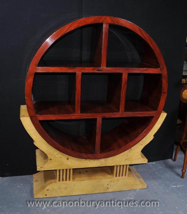 Art Deco Bookcase Shelf Unit Display Cabinet Furniture