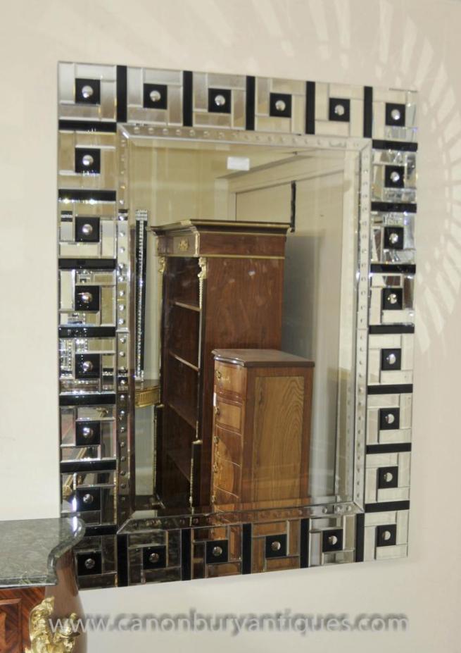 Art Deco Glass Mantle Mirror 1920s Mirrors