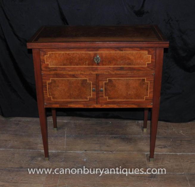 French Regency Chest Drawers Cabinet Walnut Furniture