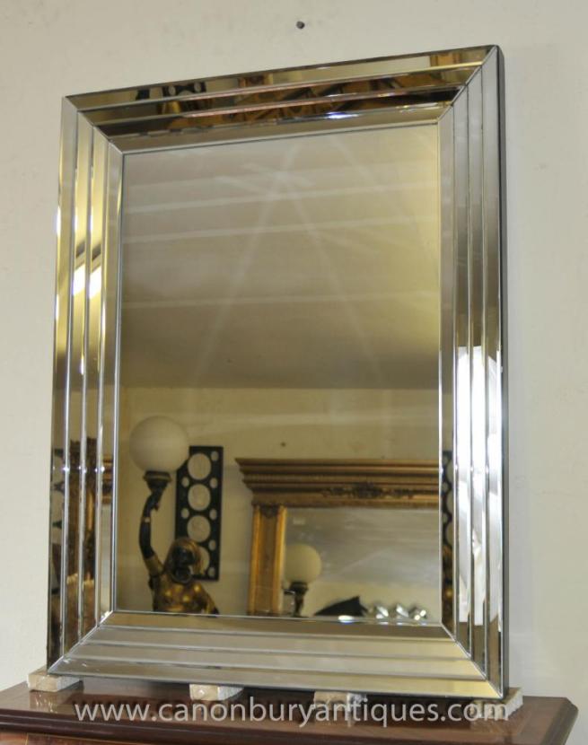 Large Glass Art Deco Mirror 1920s Interiors