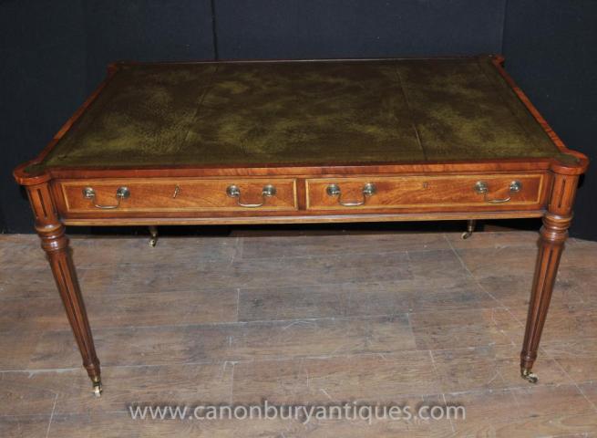 Regency Gillows Writing Table Desk Mahogany Bureau Office