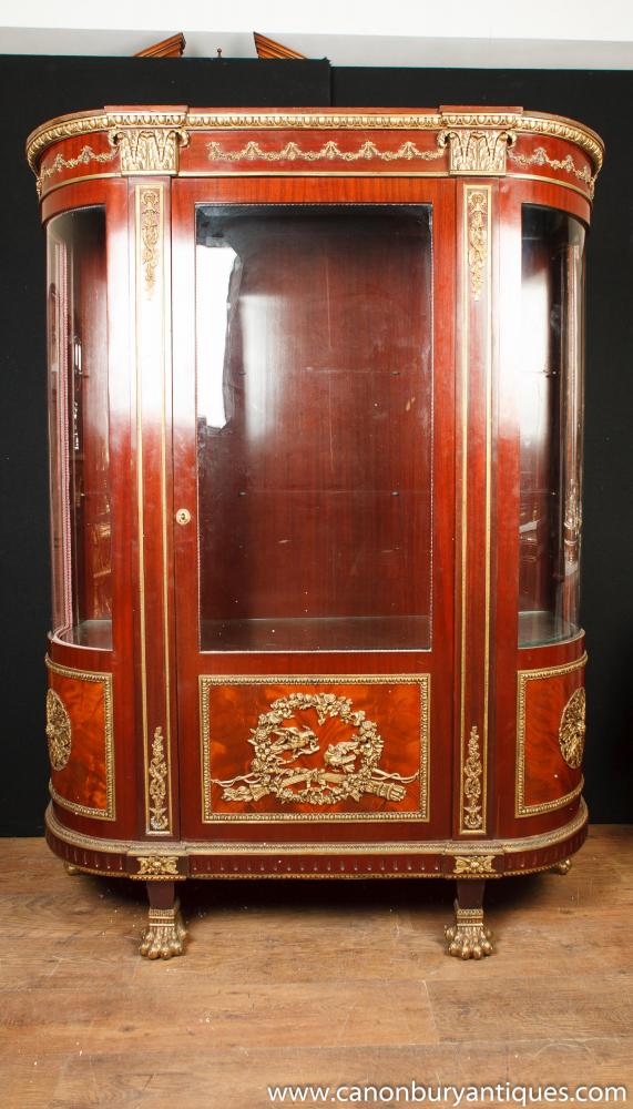 French Empire Display Cabinet Vitrine China Cabinets Bijouterie