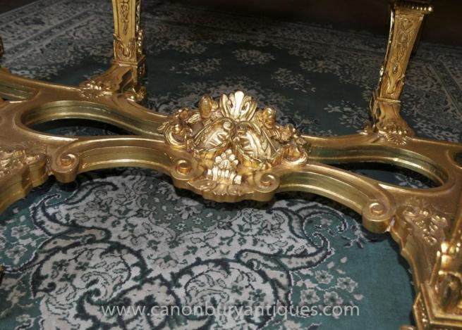 French Louis XV Gilt Console Table Tables Baroque Hall