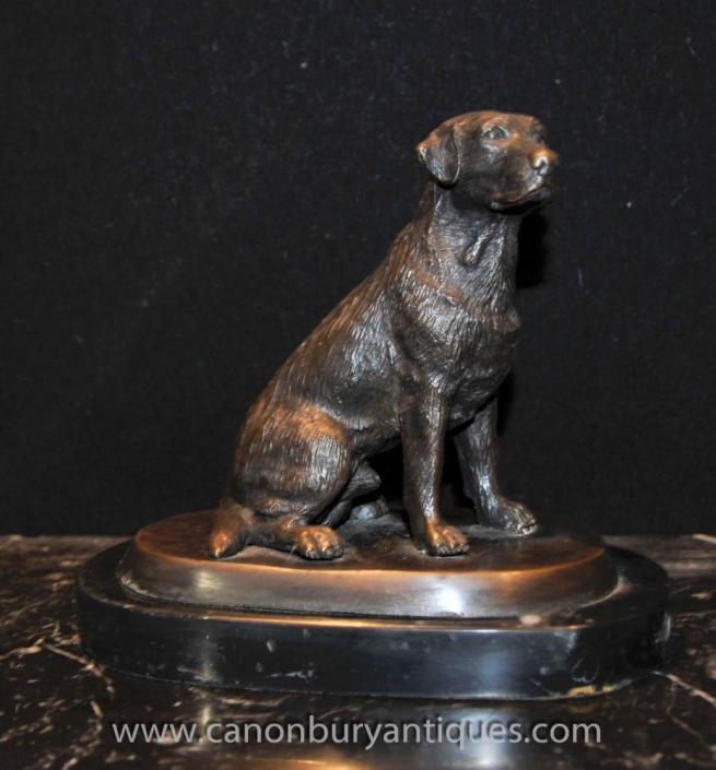Bronze English Labrador Dog Statue Casting