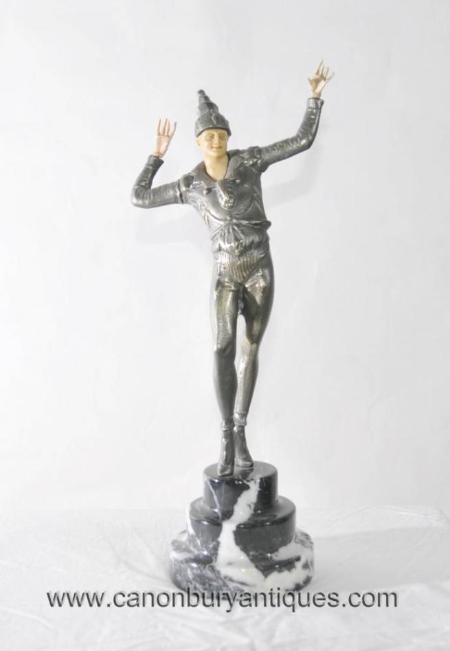 Chiparus Art Deco Ballets Russes Male Figurine Statue Dancer