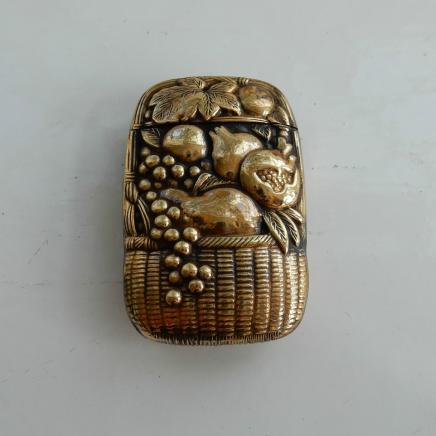 Brass Fruit Basket Vesta