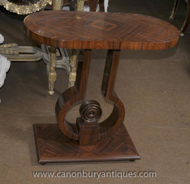 Art Deco Console Table Rosewood Hall Tables Furniture