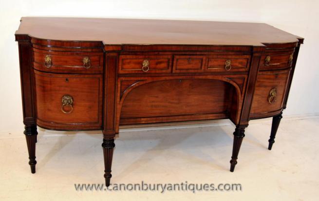 Antique Regency Sideboard in Mahogany Server Furniture 1805