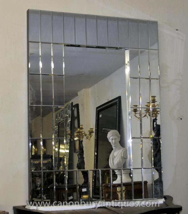 Art Deco Glass Pier Mirror 1920s Mantle Mirrors