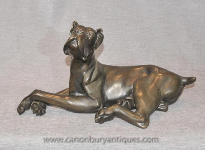 Bronze Great Dane Statue Animals Castings Dogs