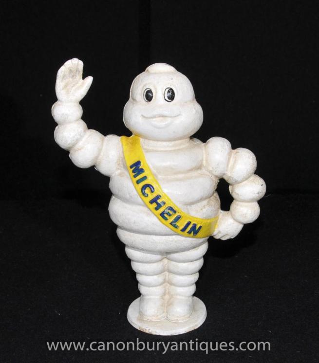 French Cast Iron Michelin Man Statue Bibendum Tyres Tire
