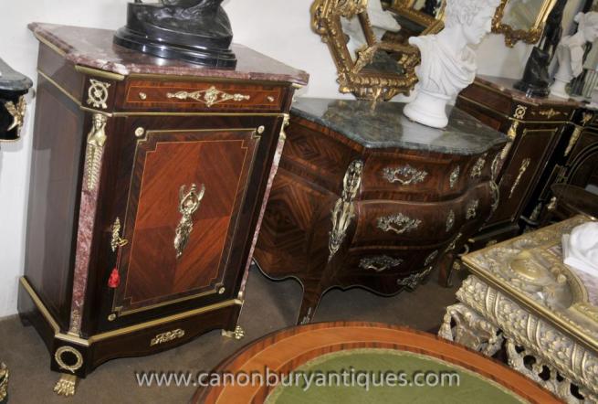 Pair Empire Cabinets Chests Ormolu Pharo Mounts