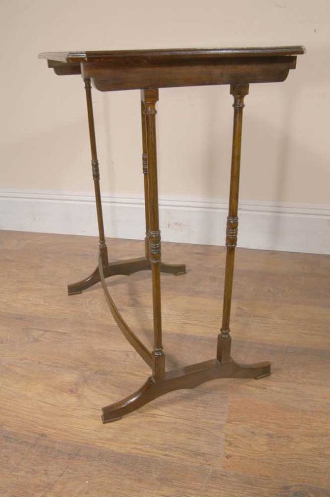 Edwardian Mahogany Antique Nest Tables Side Table
