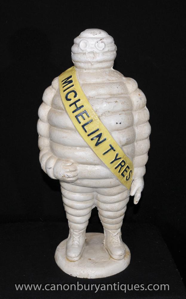 Large Cast Iron Michelin Man Statue French Bibendum Statue Michellin