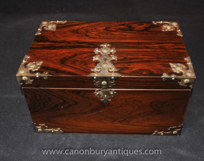 Rosewood Chess Set Box and Board Howell James of London Games