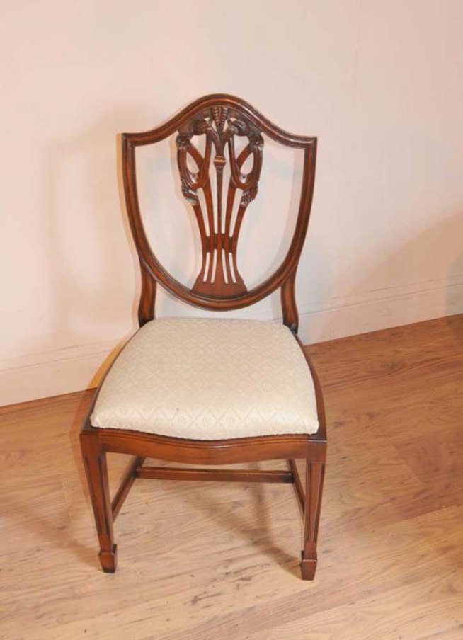 Set Prince Wales Mahogany Dining Chairs Furniture