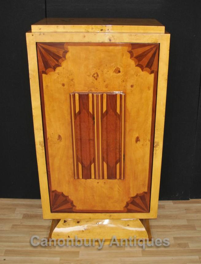Art Deco Cocktail Cabinet Drinks Chest 1920s Furniture