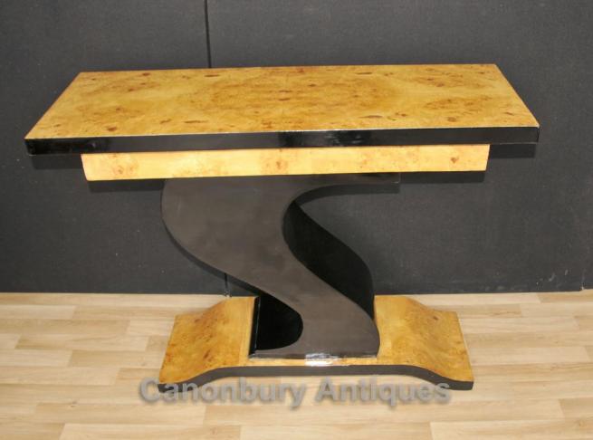 Art Deco Hall Table Z Shape Console Tables Design Interiors