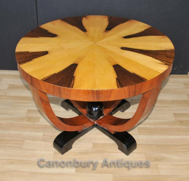 Art Deco Side Table Round Cocktail Tables