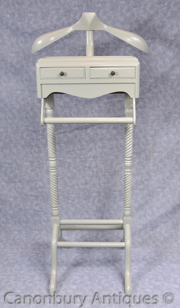 English Painted Butlers Stand Valet Shirt Hanger