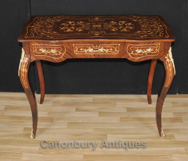 French Empire Desk Writing Table Bureau Plat Du Dame