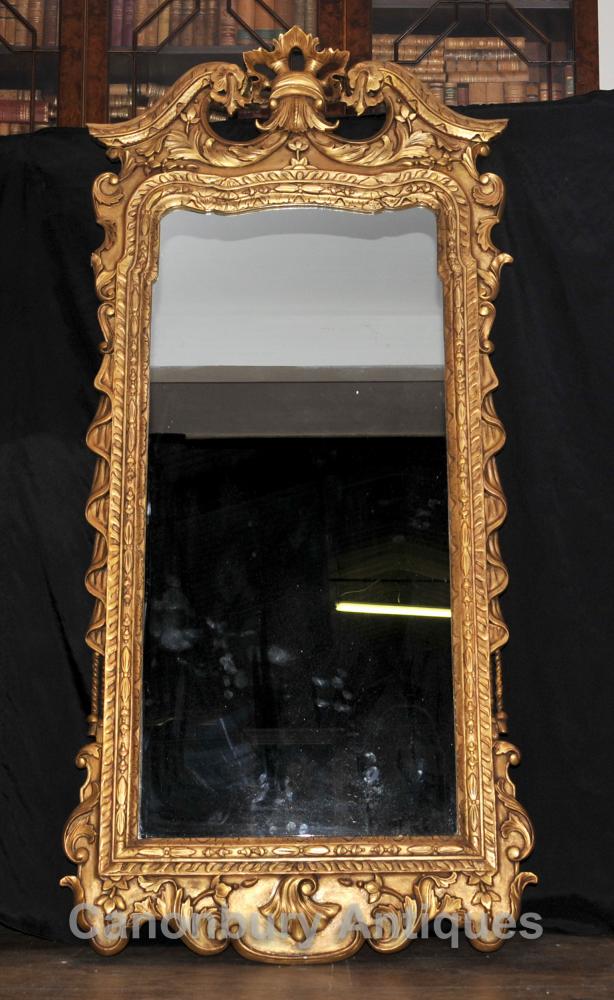 George II Gilt Pier Mirror Glass Mirrors Interiors