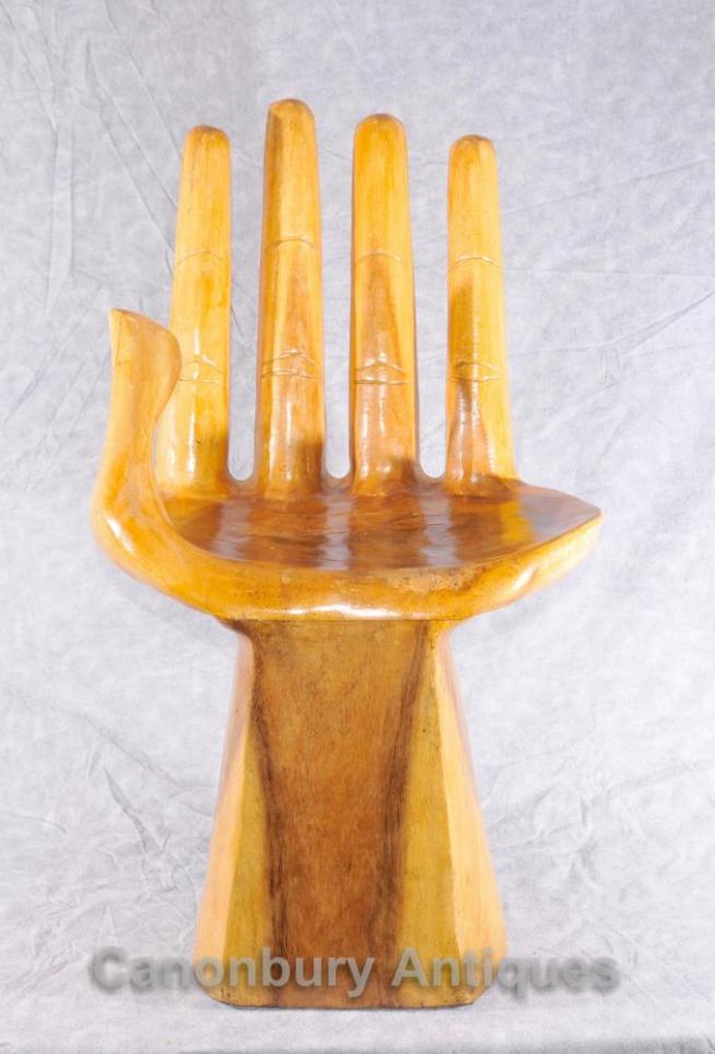 Hand Carved Buddhist Hand Chair Seat Stool Buddhism Buddhist Art