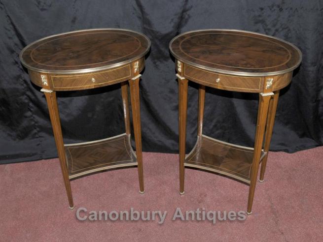 Pair Regency Side Tables Cocktail Table English Furniture