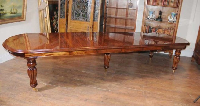Mahogany Victorian Extending Dining Table English Furniture