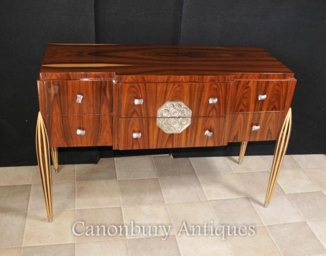 Art Deco Chest Drawers Sideboard Buffet Server Dining Furniture
