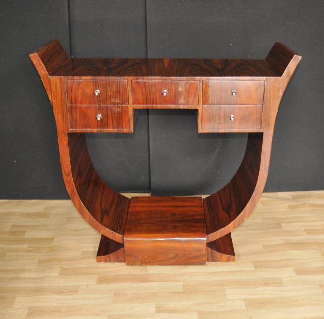 Art Deco Console Table Rosewood Modernist 1920s Furniture